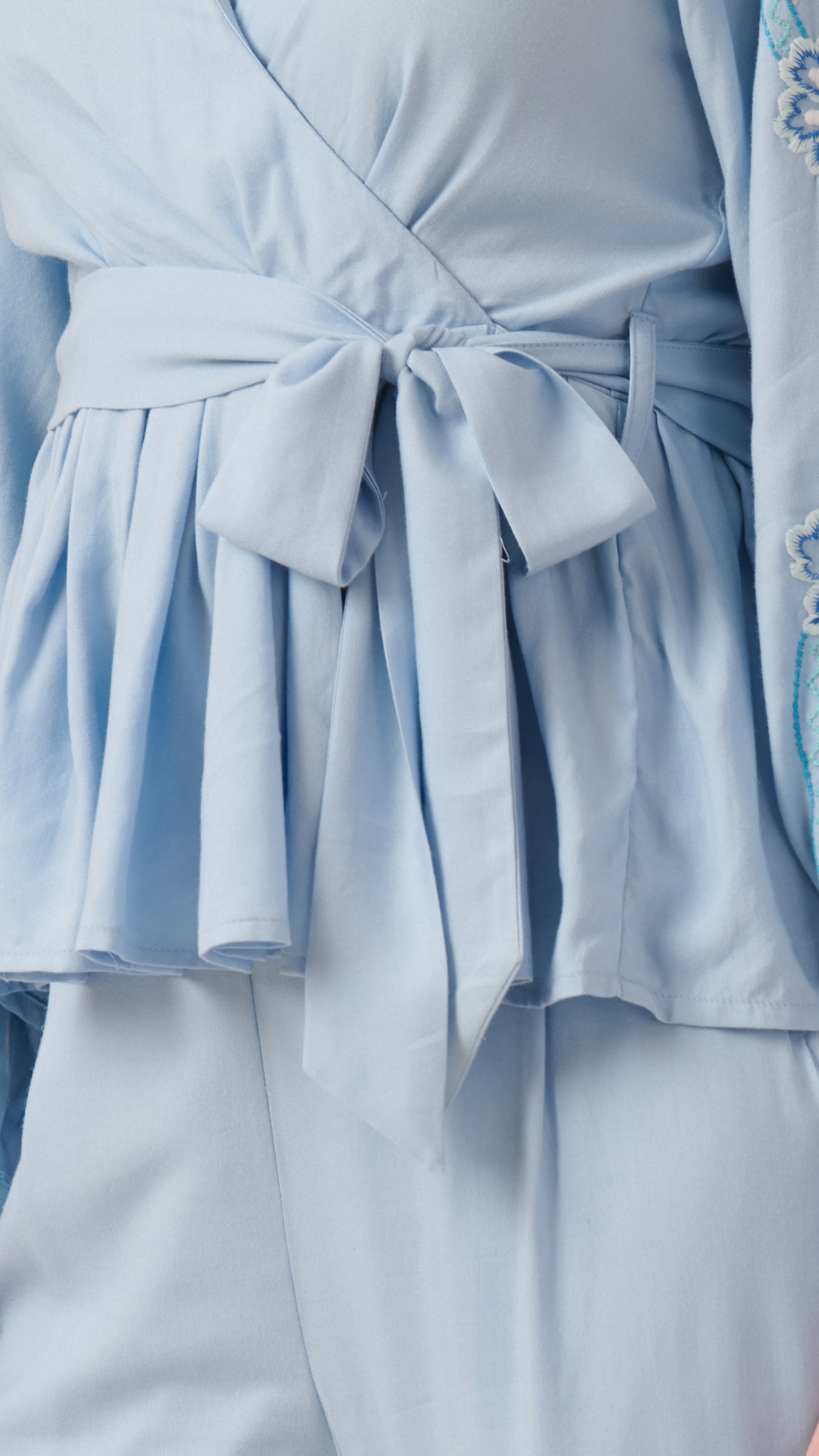 Azure Floralia Co-ord Set - The Basic Threads