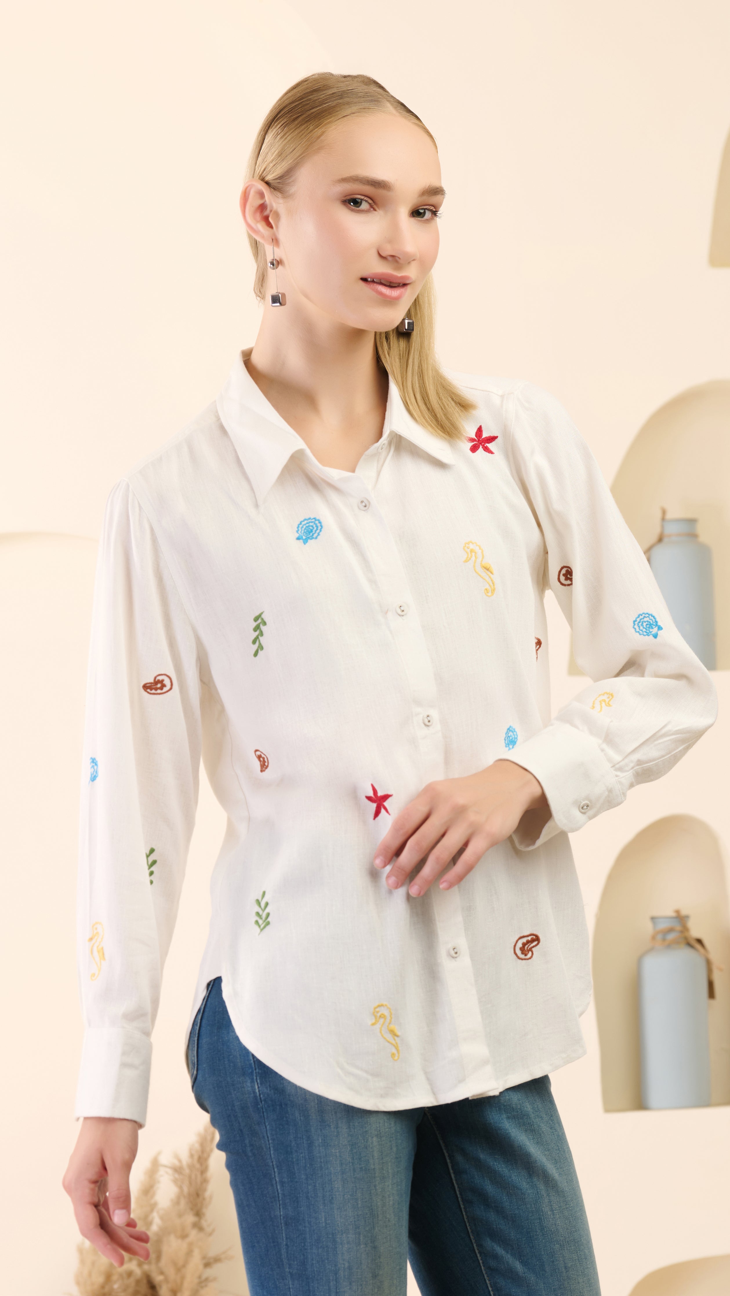CORAL SHIRT